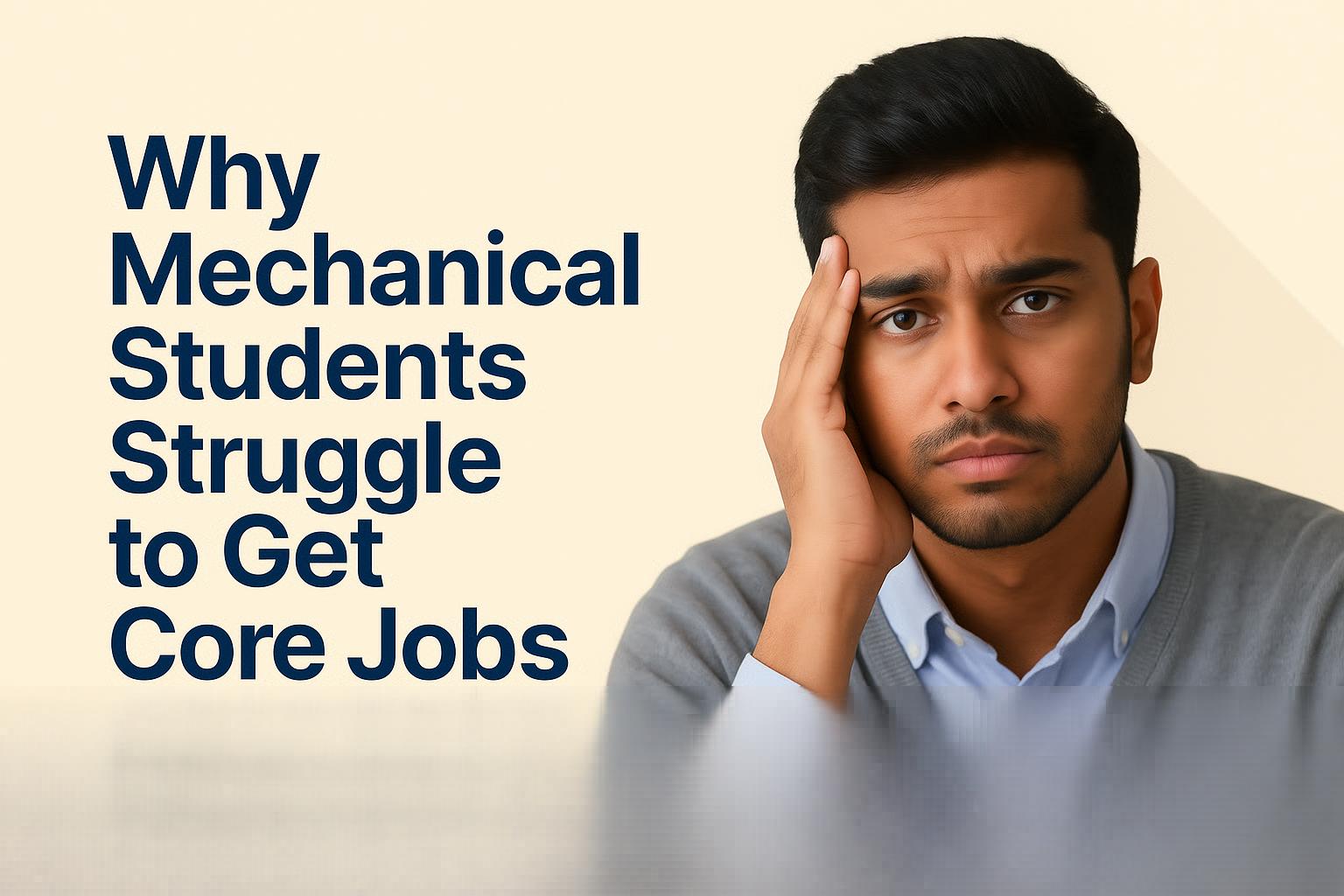 Why Mechanical Students Struggle to Get Core Jobs